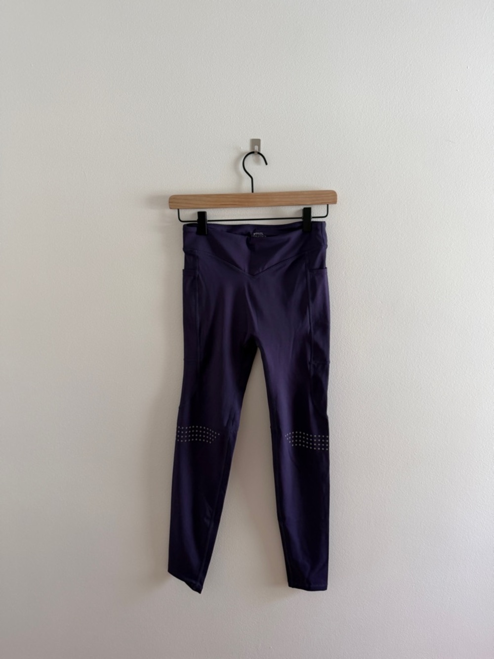 Women's Purple High-Waist Running Leggings